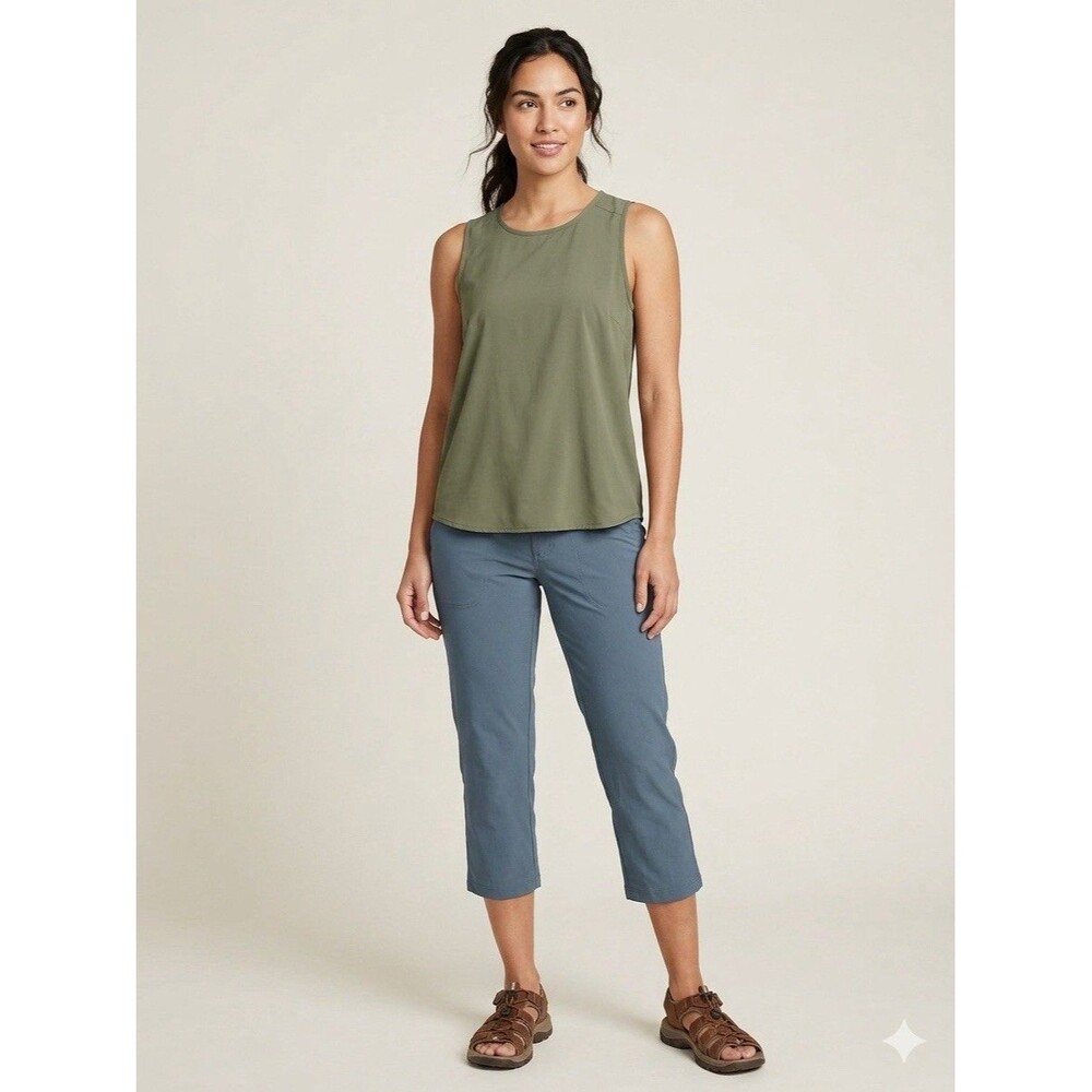 Eddie Bauer Women's Tech Capri Pants - Size 6 - NWT Gorpcore Hiking